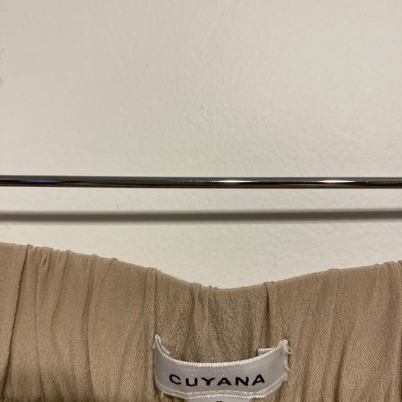 Cuyana Tan Washable Silk Cargo Joggers Size Small - Picture 5 of 8
